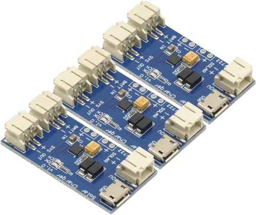 3 unids 500 Ma mini cargador solar Lipo Junta CN3065 batería de litio chip de carga DIY módulo de carga al aire libre