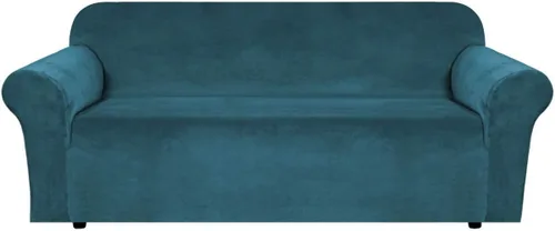 Vista 88 de H.VERSAILTEX Fundas de Sofá de Terciopelo Elástico Fundas de Sofá Grande Fundas de Sofá Protector de Muebles Suave con Fondo Elástico
