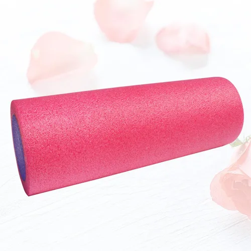Vista 9 de Epe - Rodillo de yoga sólido rosa de alta elasticidad para ejercicios de espalda y relajación muscular, accesorio de pilates antideslizante