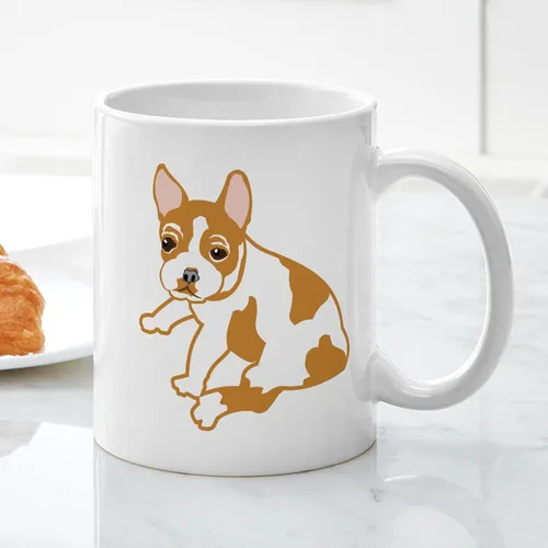 Vista 5 de CafePress French Bulldog Mug 11 oz (325 ml) Ceramic Coffee Mug