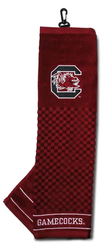 Vista 69 de Team Golf NCAA Texas A&M Aggies Toalla de golf bordada, diseño a cuadros y logotipo bordado