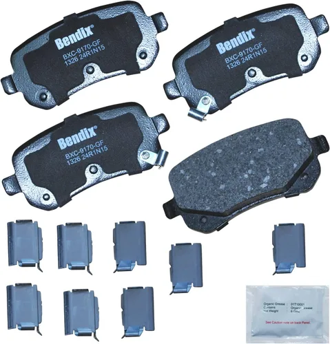 Vista 88 de Pastillas de Freno Traseras Cerámicas Bendix Priority1 CFC1510 para INFINITI QX56 2013-2011, QX80 2024-2014, Nissan Armada 2023-2017