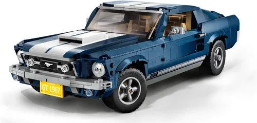 Vista 7 de LEGO Creator Expert Ford Mustang 10265 - Set de construcción - Exclusivo modelo de auto de colección avanzado, con interior detallado, motor V8