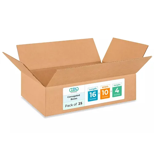 Vista 70 de IDL Packaging Paquete de 5 cajas de envío altas de 8 x 8 x 48 pulgadas, extra resistentes de 200 libras frente a caja regular, cajas de mudanza