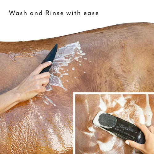 Vista 6 de StripHair Gentle Groomer - Original para caballos perros masaje de aseo 6 en 1