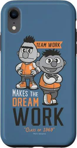 Vista 25 de Sesame Street Bert and Ernie Team Work Makes The Dream Work Case for iPhone 17