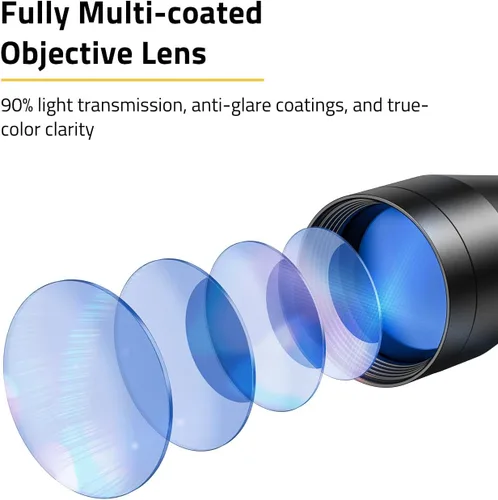 Vista 4 de CVLIFE 3-9x40 Rifle Scope, Red & Green Illuminated Optical Riflescope, 1 inch Tube Scope for Hunting with Mounts