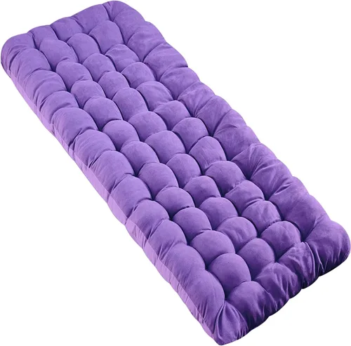 Vista 24 de Zone Tech - Cubrecolchón para catre de camping de alta calidad, cómodo y grueso, de algodón, ligero, impermeable, para adultos y niños