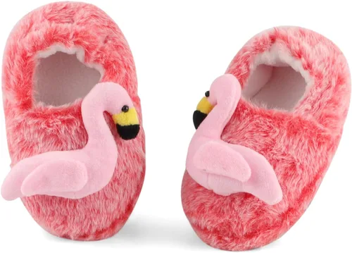 Vista 2 de ESTAMICO Pantuflas suaves y cálidas para niñas y niños