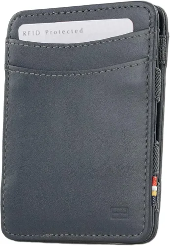 Vista 19 de GARZINI - Cartera mágica para hombre, cartera de piel con bloqueo RFID Cartera minimalista, tarjetero RFID, bolsillo mágico con tapa, caja de 08