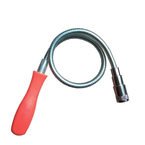Vista 7 de Imán flexible de 24 pulgadas, herramienta de recogida magnética con luz LED, varilla magnética para varilla, apta para succión de objetos de metal