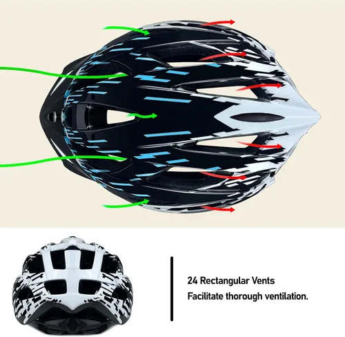 Vista 3 de Casco de bicicleta adulto hombre mujer talla 22-24.4 in