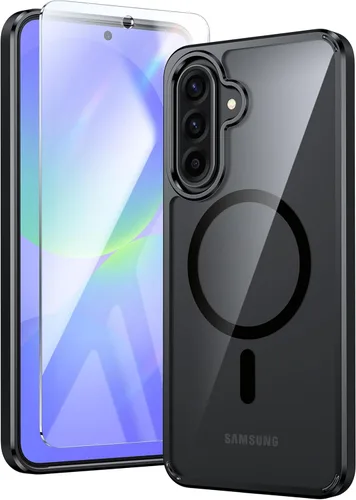 Vista 256 de FNTCASE para iPhone Air Case Clear: Fundas magnéticas para teléfono con protector de pantalla a prueba de caídas, compatibles con Magsafe, delgadas