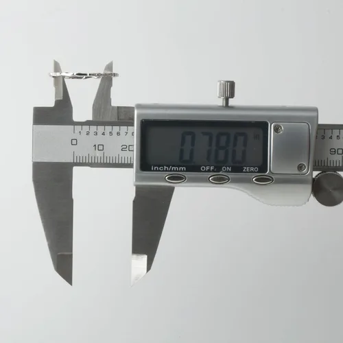 Vista 4 de Anillos Apilables de Plata de Ley 925 de Textura Martilleada Minimalista, Finos, Midi, para Núdulos