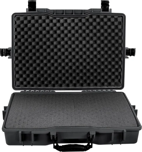 Vista 7 de Eylar Funda rígida grande de 22 pulgadas, cámara, herramientas, equipo para laptop con logotipo personalizado, placa grabada, impermeable