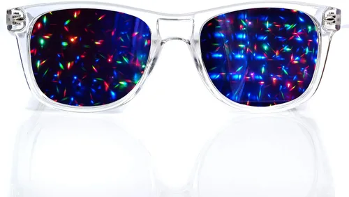 Anteojos de difracción, starburst, ideales para raves, festivales y más