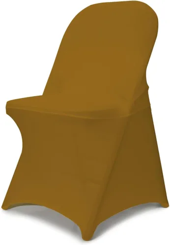 Vista 9 de Babenest Fundas para Sillas Plegables de Spandex Mejoradas 10 PCS Universales Elásticas Lavables Fundas Ajustadas Protectores para Bodas, Beige