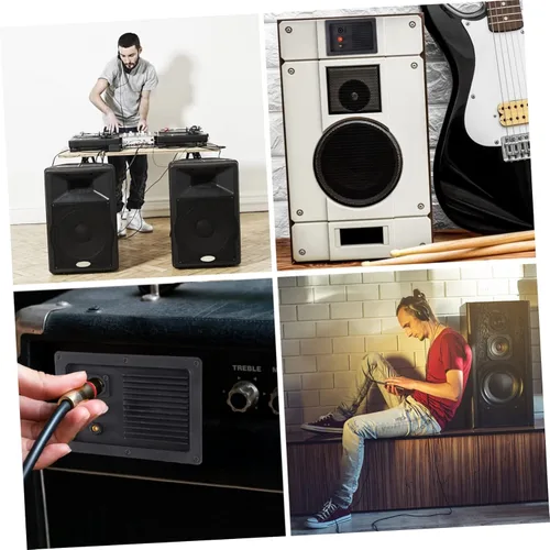 Vista 2 de Terminal de altavoz de repuesto, 2 piezas, conector de copa, poste de unión para subwoofer y terminales de cable de altavoz, terminal de conectores