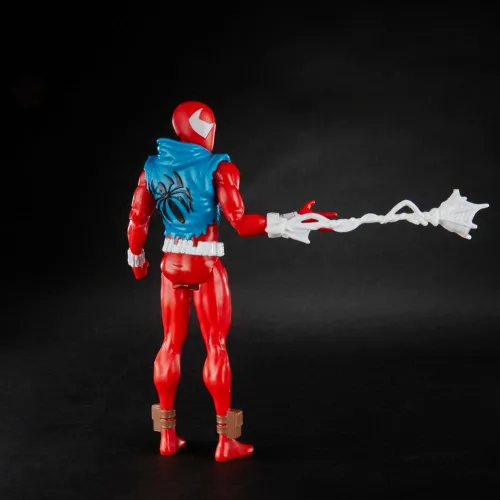 Vista 7 de Marvel Spider-Man: Across The Spider-Verse Scarlet Spider Toy, 6-Inch-Scale Action Figure with Web Accessory, Marvel Toy for Kids Ages 4 and Up