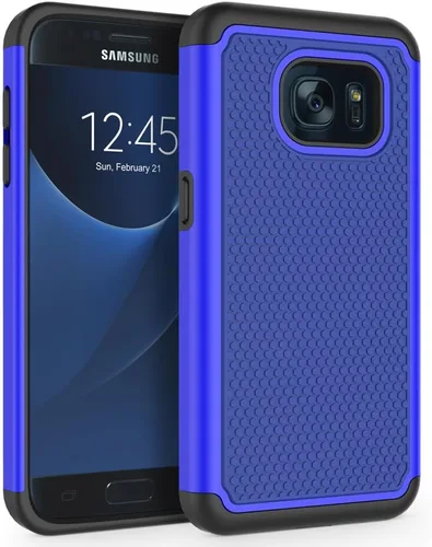Vista 11 de Funda para Galaxy S7, a prueba de golpes, funda protectora para Samsung Galaxy S7 (5.1 pulgadas, 2016) [negro]
