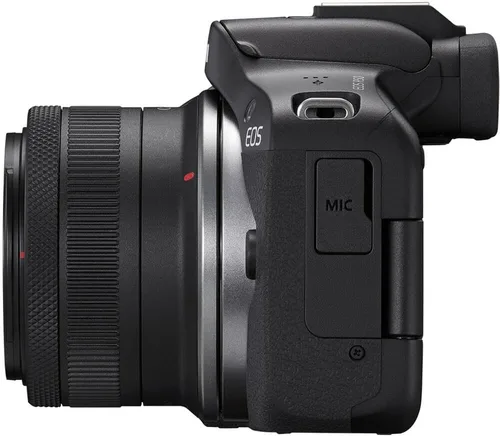 Vista 5 de Cámara sin espejo Canon EOS R50 para vlogging (negra) con lente RF-S18-45mm F4.5-6.3 is STM (renovada)
