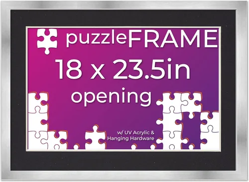 Vista 31 de Poster Palooza Kit de marco de rompecabezas de 11.25 x 38.25 pulgadas. El kit incluye hojas de pegamento para rompecabezas, marco de rompecabezas