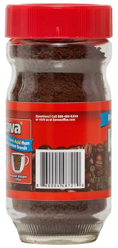 Vista 8 de Kava Café instantáneo con ácido reducido, tarros de 4 onzas (paquete de 6)