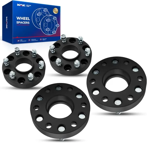 Vista 49 de KAX Espaciadores de rueda 4x4, adaptadores de espaciadores de rueda de 1" con pernos de 1/2" x20, diámetro del cubo de 59 mm, 2 piezas para Xpress
