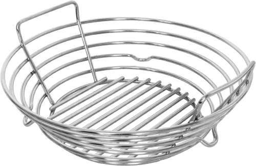 Vista 10 de Vankey Cesta de carbón con divisor para parrilla Kamado Joe Big Joe, repuesto de acero al carbono resistente, piezas Big Joe, con cocina de doble