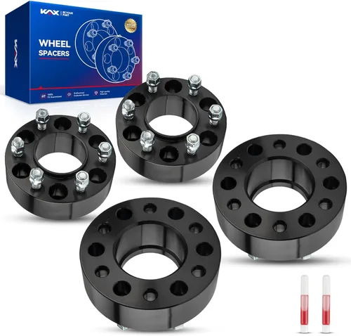 Vista 36 de KAX Espaciadores de rueda 4x4, adaptadores de espaciadores de rueda de 1" con pernos de 1/2" x20, diámetro del cubo de 59 mm, 2 piezas para Xpress