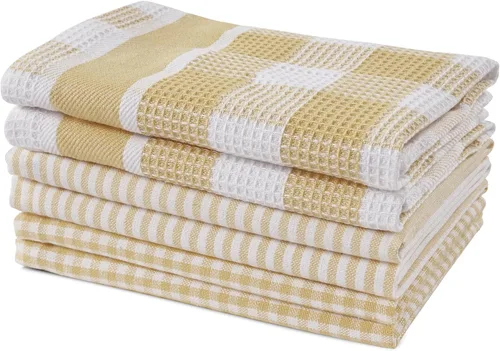 Vista 59 de LANE LINEN Paños de cocina 100% algodón, ultra suaves, absorbentes, de secado rápido, toallas de cocina, paños de lavado multitejido