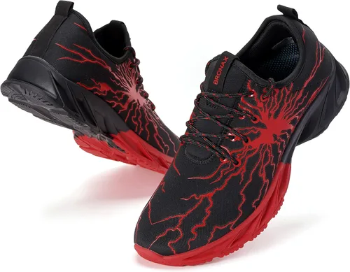 BRONAX Tennis Shoes for Men Comfy Running Walking Fitness Outdoor Sports Gym Athletics Adult Sneakers Male Jogging Footwear