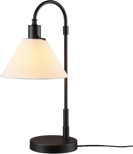 Vista 7 de Globe Electric 62000036 Lámpara de escritorio LED de 15" con abrazadera integrada, color negro mate, cuello de cisne de silicona ajustable