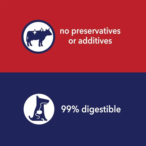 Vista 7 de Pet Factory American Beefhide - Golosinas masticables para perros de 6 a 7 pulgadas, sabor natural, 6 unidades, 1 paquete