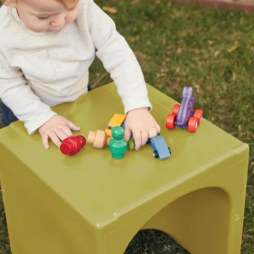 Vista 58 de ECR4Kids Tri-Me 3 en 1 silla cubo, muebles para niños, gris claro