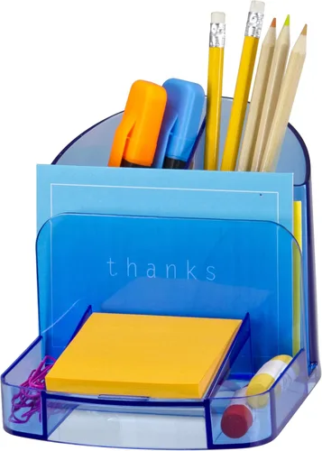 Vista 9 de Officemate Organizador de escritorio de lujo, negro, 1 organizador (21552)