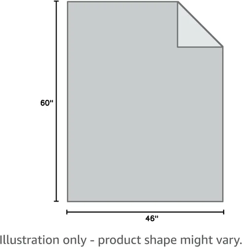 Vista 7 de Northwest Pluto Stripes Micro Raschel - Manta de 46 x 60 pulgadas