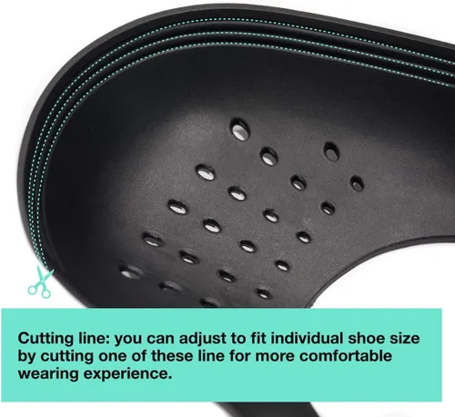 Vista 4 de Wilkins Protector de zapatos antiarrugas (2 pares) reductor de puntera e inserto antiarrugas para tenis