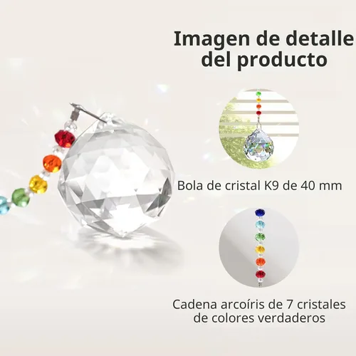 Vista 4 de Hegelda Regalos conmemorativos para la pérdida de papá y padre, adornos de cristal para atrapasoles