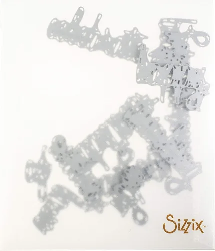 Vista 2 de Ellison Europe Sizzix siz660223tholtz Thinlits Die celebración palabras Scrpt tholtz ThinlitsJuego de troqueles