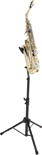 Vista 7 de Gator Frameworks Soporte estilo trípode alto para saxofones altos o tenores; (GFW-BNO-SAXTALL)