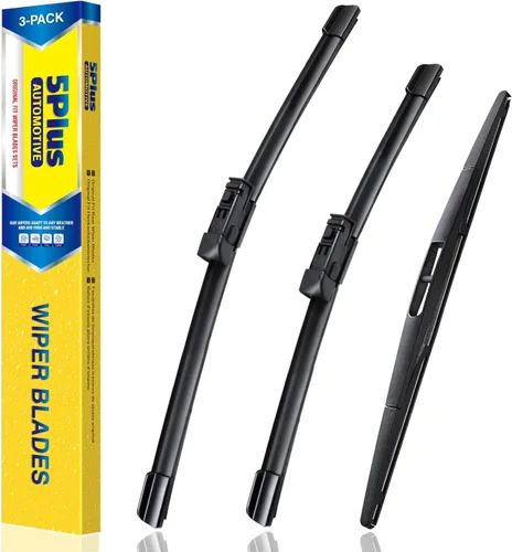 Vista 25 de 5 PLUS Limpiaparabrisas de repuesto para Jeep Wrangler JK 2008-2018, Jeep Wrangler 2007-2017 Premium para todo tipo de clima, limpiaparabrisas