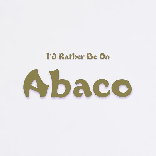 Vista 2 de CafePress Alfombrilla de mouse para juegos con texto en inglés "I'd Rather Be...Abaco