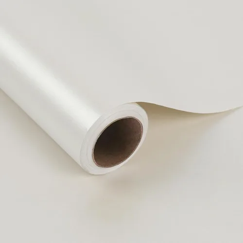 Vista 16 de LaRibbons Papel de regalo negro, mini rollo de 17 pulgadas x 33 pies, rollos de papel de regalo de cumpleaños de color sólido con brillo perlado