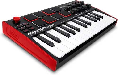 Vista 18 de Akai Professional MPK Mini MK3 - Controlador de teclado MIDI USB de 25 teclas con 8 almohadillas de percusión con retroiluminación, 8 perillas
