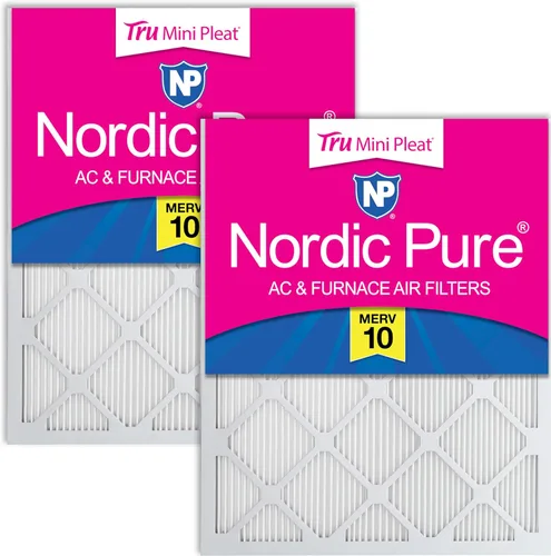 Vista 84 de Filtro de horno de aire acondicionado, caja de 6, de Nordic Pure Merv 12., 18x30x1M12-6