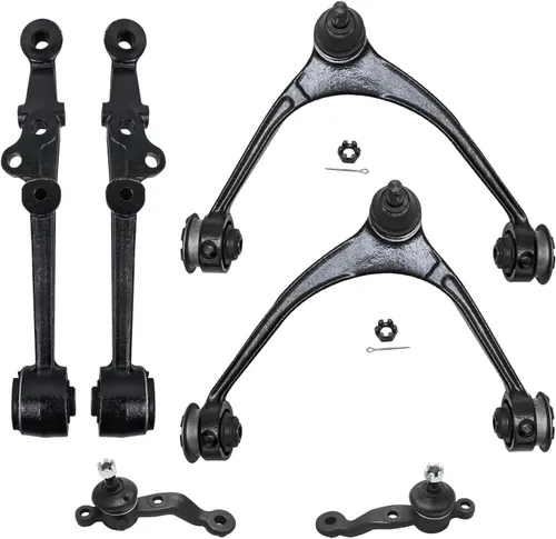 Vista 170 de Detroit Axle - Kit de extremo delantero RWD para Chrysler 300 Dodge Charge Challenger 2011-2019, 2 brazos de control inferiores traseros 2 rótulas