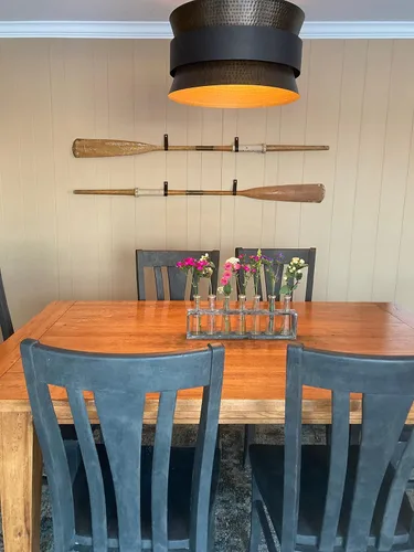 Vista 8 de Keyaiira - Black Curtain Rod Holder Leather Curtain Rod Bracket Holders Leather Loop Strap for Wall Boho Pole Hanger Wall Blanket Display Farm House