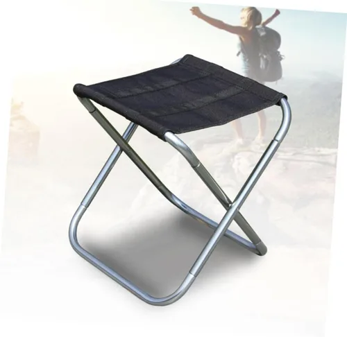 Vista 9 de Outdoor Folding Stool Portable for Camping Fishing and Picnics Lightweight Compact Design with Durable Canvas Surface for Outdoor Activities