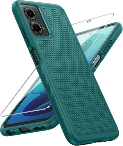 Vista 68 de FNTCASE Funda para Motorola Moto G-Stylus-5G-2023: funda protectora de doble capa a prueba de golpes Parte trasera texturizada antideslizante